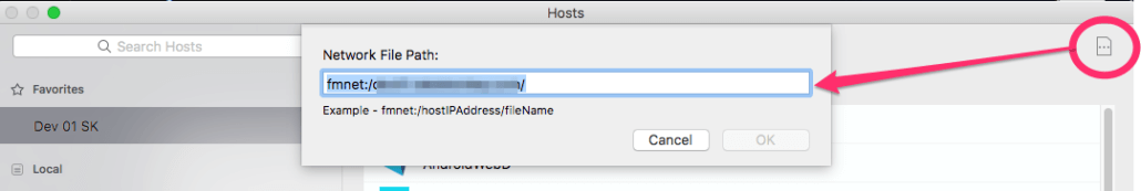 file not showing to host filemaker pro server